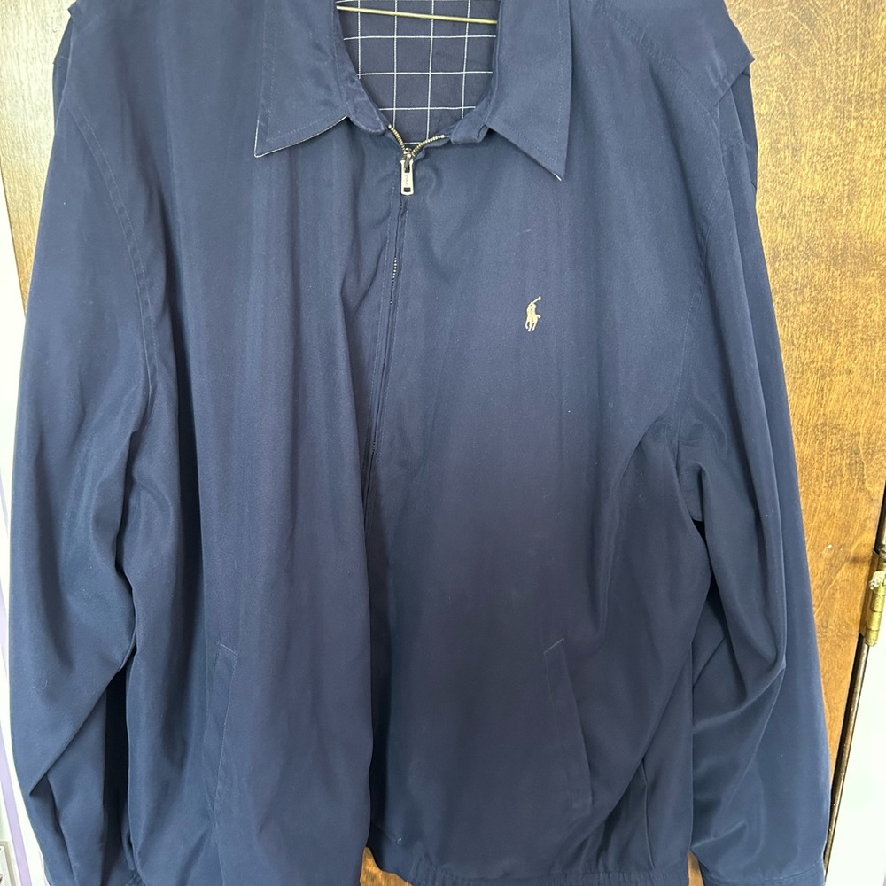 Men’s Navy Polo Jacket
